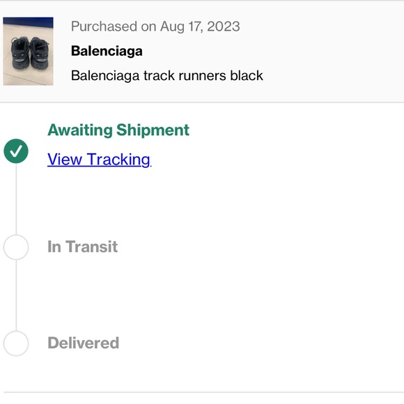 BALENCIAGA Tracks Black